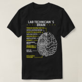Labrador Tech Laboratory Scientist Labortechniker T-Shirt (Design vorne)