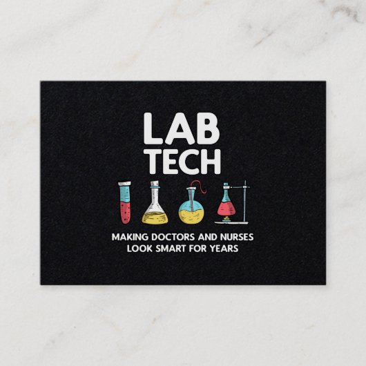 Labrador Tech Laboratory Visitenkarte (Vorderseite)