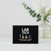 Labrador Tech Laboratory Visitenkarte (Stehend Vorderseite)