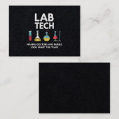 Labrador Tech Laboratory Visitenkarte (Vorne/Hinten)