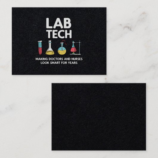 Labrador Tech Laboratory Visitenkarte (Vorne/Hinten)