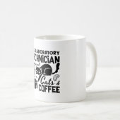 Labrador Tech Labortechniker Cats Kaffeesachlehre Kaffeetasse (VorderseiteRechts)