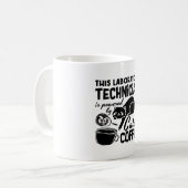 Labrador Tech Labortechniker Cats Kaffeesachlehre Kaffeetasse (Vorderseite Links)