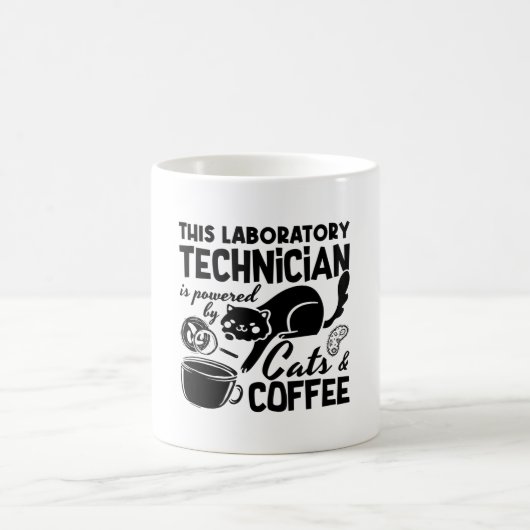 Labrador Tech Labortechniker Cats Kaffeesachlehre Kaffeetasse (Mittel)