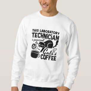 Labrador Tech Labortechniker Cats Kaffeesachlehre Sweatshirt