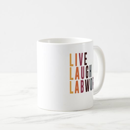 Labrador Tech Labortechniker Geschenk für Studente Kaffeetasse (VorderseiteRechts)