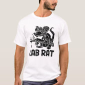 Labrador Tech Labrador Rat Chemist Labortechniker T-Shirt (Vorderseite)