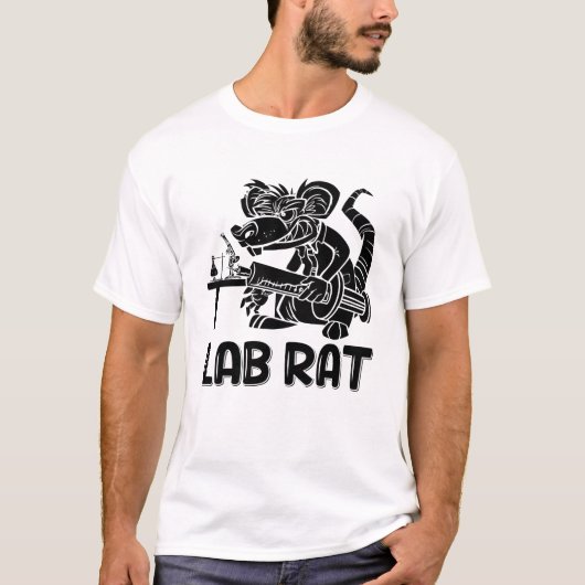 Labrador Tech Labrador Rat Chemist Labortechniker T-Shirt (Vorderseite)