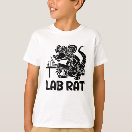 Labrador Tech Labrador Rat Chemist Labortechniker T-Shirt (Vorderseite)
