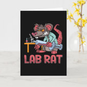 Labrador Tech Labrador Rat Laboratory Chemiker Tec Karte (Gelbe Blume)