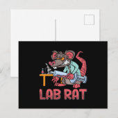 Labrador Tech Labrador Rat Laboratory Chemiker Tec Postkarte (Vorne/Hinten)