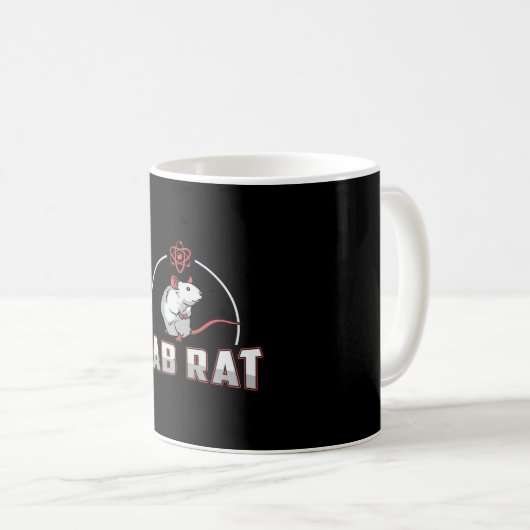 Labrador Tech Labrador Rat Laboratory Science Tech Kaffeetasse (VorderseiteRechts)