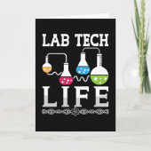 Labrador Tech Life Chemist Doctor Laboratory Techn Karte (Vorderseite)