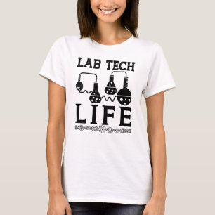 Labrador Tech Life Doctor Chemist Labortechniker T-Shirt