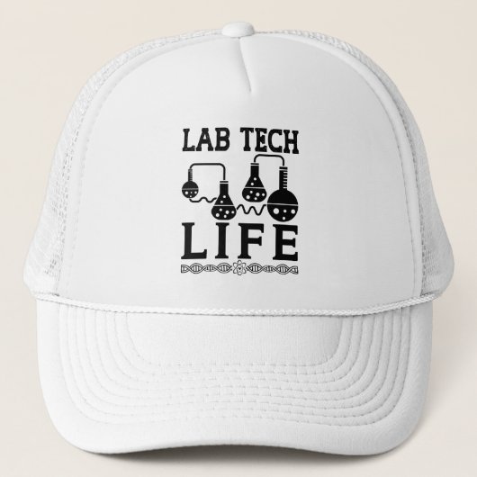 Labrador Tech Life Doctor Chemist Labortechniker Truckerkappe (Vorderseite)