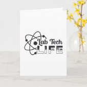 Labrador Tech Life Laboratory Science Doktor Techn Karte (Gelbe Blume)