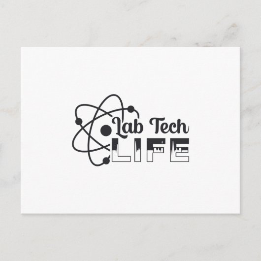 Labrador Tech Life Laboratory Science Doktor Techn Postkarte (Vorderseite)