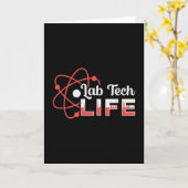 Labrador Tech Life Laboratory Science Technician G Karte (Gelbe Blume)