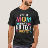 Labrador Tech Mama Laboratorium Techniker Mama T-Shirt (Vorderseite)