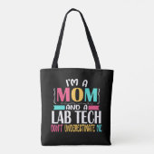 Labrador Tech Mama Laboratorium Techniker Mama Tasche (Rückseite)