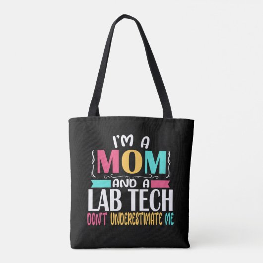 Labrador Tech Mama Laboratorium Techniker Mama Tasche (Rückseite)