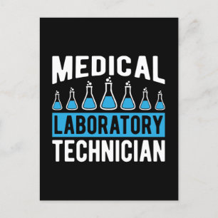 Labrador Tech Medical Laboratories Technician Chem Feiertagspostkarte