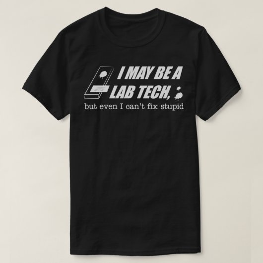 Labrador Tech Medical Labrador Technologe Funny Zi T-Shirt (Design vorne)
