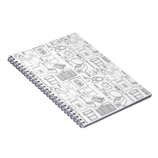 Labrador-Tech-Notebook Notizblock (Rechte Seite)