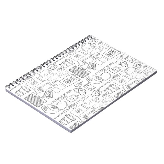 Labrador-Tech-Notebook Notizblock (Linke Seite)