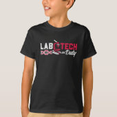 Labrador Tech on Duty Laboratories Technician Scie T-Shirt (Vorderseite)
