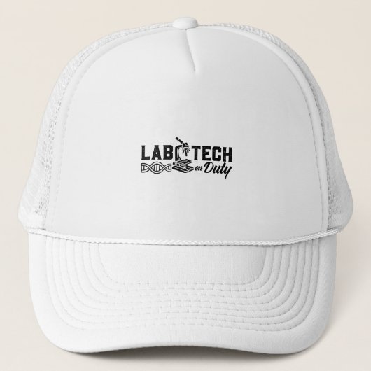 Labrador Tech on Duty Science Laborcian Truckerkappe (Vorderseite)