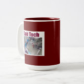 Labrador Tech Tubes Kaffee Tasse (Vorderseite Links)
