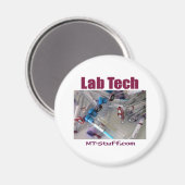 Labrador Tech Tubes Magnet (Vorderseite/Rückseite)