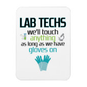 Labrador Techniker Funny Laborwoche Männer Frauen Magnet (Vertikal)