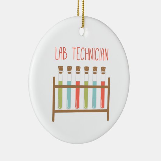Labrador Techniker Keramik Ornament (Rechts)
