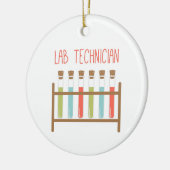 Labrador Techniker Keramik Ornament (Links)