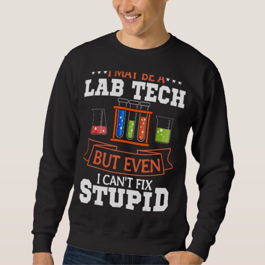 Labrador Techniker Laborassistent Medizinischer Fa Sweatshirt (Vorderseite)