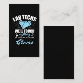 Labrador-Techniker-lustiger Visitenkarte (Vorne/Hinten)