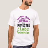 Labrador Technischer Facharzt für Medizintechnik a T-Shirt (Vorderseite)