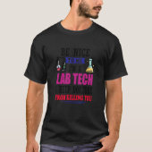 Labrador Techs Laborarzt Behielt den Arzt für T-Shirt (Vorderseite)