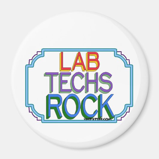 Labrador Techs Rock Magnet (Vorne)