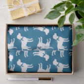 Labrador Theme - Dog Baby Shower Blue Labrador Seidenpapier (Geschenk)