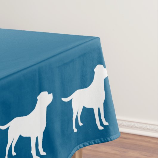 Labrador Theme - Dog Baby Shower Blue Labrador Tischdecke (Beispiel)