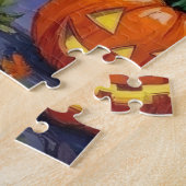 Labrador Trick-or-Treating in Halloween-Kostümen Puzzle (Seite)
