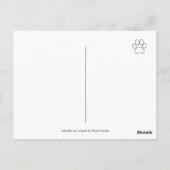 Labrador Trio, der Ihnen auf der Postkarte zusieht (Rückseite)