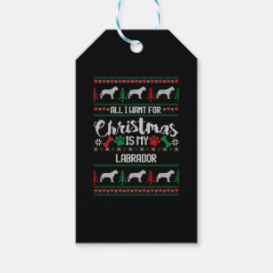 Labrador Ugly Christmas Sweater Labrador Holiday S Geschenkanhänger