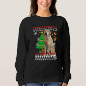 Labrador Ugly Christmas Ugly Christmas Sweater Lad Sweatshirt (Vorderseite)