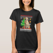 Labrador Ugly Christmas Ugly Christmas Sweater Lad T-Shirt (Vorderseite)