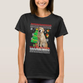 Labrador Ugly Christmas Ugly Christmas Sweater Lad T-Shirt (Vorderseite)