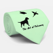 Labrador und Falcony Krawatte (Gerollt)